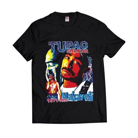 Jual KAOS VINTAGE TUPAC SHAKUR 2PAC MAKAVELI KAOS RAP TEE KAOS