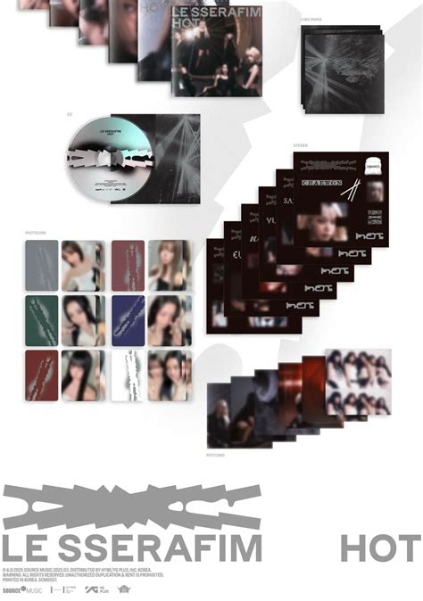 LE SSERAFIM Th Mini Album HOT COMPACT Ver K POP House