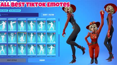 Fortnite New Joni The Scarlet Skin With Best Tiktok Dances And Emotes