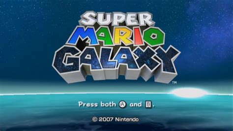 Lets Play Super Mario Galaxy Part 1 In A Mario Game Far Far Away