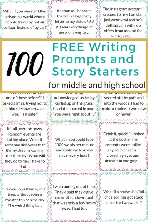 Finish The Story Starters