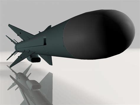 Iranian Noor Cruise Missile 3d Model Flatpyramid