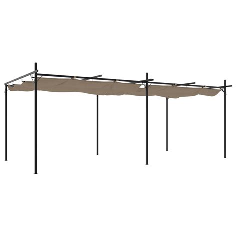 Pergola UV 589x292x207 230cm szarobrązowa Inna marka Sklep EMPIK