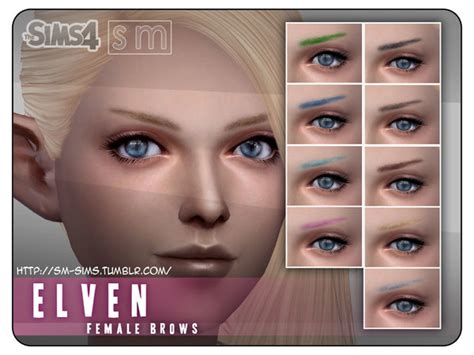 The Sims Resource Elven Female Brows