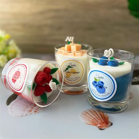 Fruity Candle Dessert Candle Unique Candle T Set Soy Wax Candle T