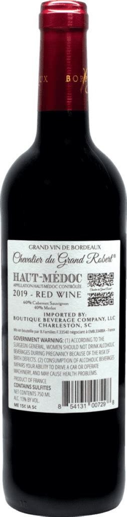 Chevalier du Grand Robert Haut-Médoc | Executive Bev