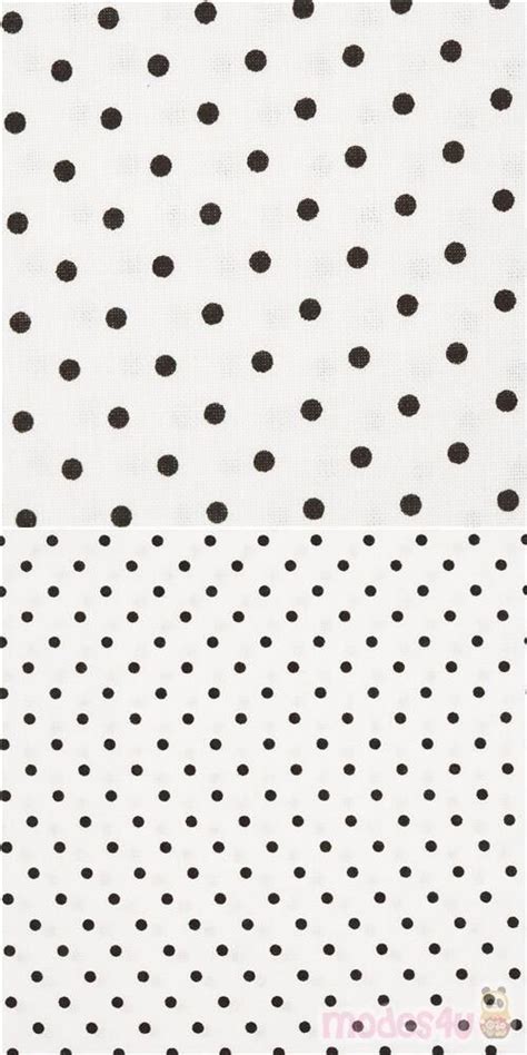 Timeless Treasures White Cotton Fabric With Black Polka Dots Timeless