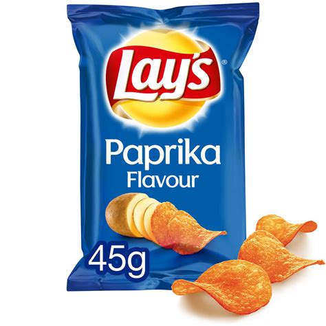 Lay S Paprika Regular Chips 45G 45 Gr Delhaize