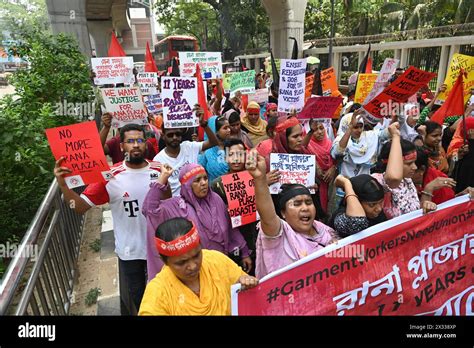 Activists Of Industry All Bangladesh Council Stage A Protest Rally To