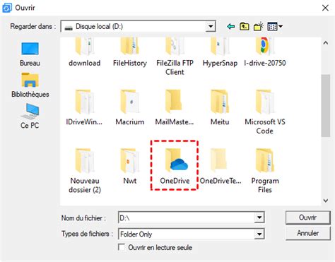 Synchroniser Dossier Local Avec Onedrive Dans Windows