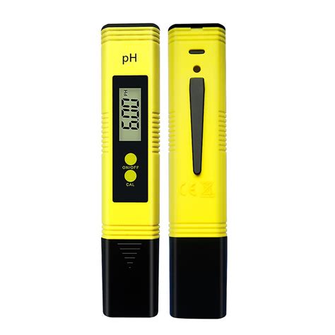 Digital Ph Meter With Lcd Display High Accuracy Resolution In