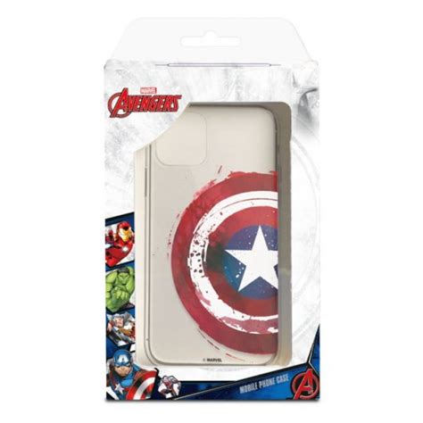 Funda Para Motorola Moto G52 Oficial De Marvel Capitán América Escudo