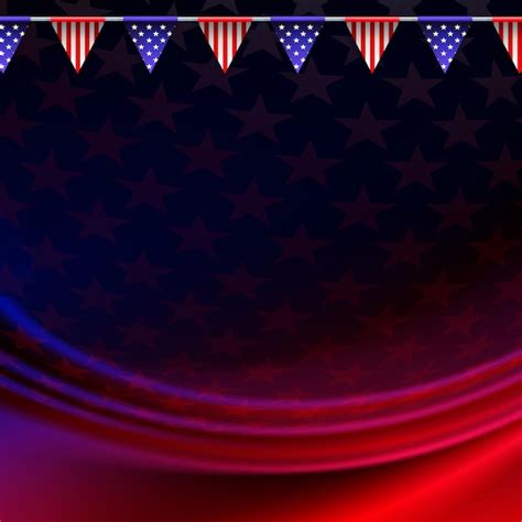 Premium Vector Isolated Garland Banner With The Flag Of America The