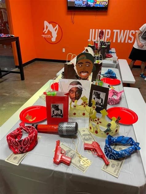 Tupac Birthday Party Gangster Party Theme