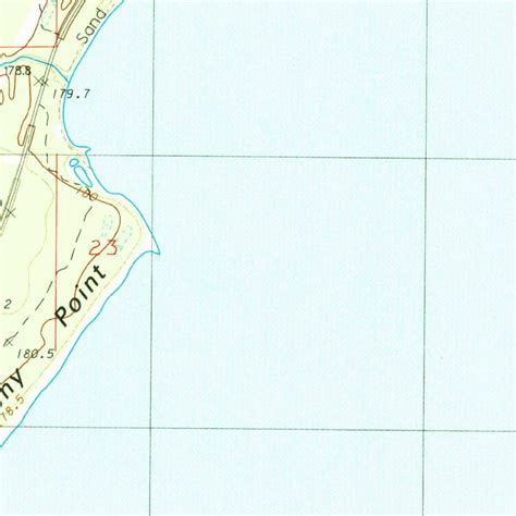 Manistique West Mi 1983 25000 Scale Map By United States Geological