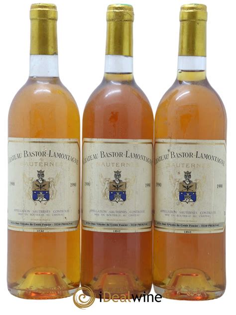 Buy Château Bastor Lamontagne 1990 Lot 21482