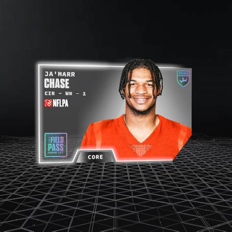 Ja Marr Chase 2022 Field Pass Promo Set CORE NFT For Sale 2022