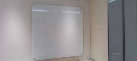 Lacquered White Non Magnetic Glass Writing Board Board Size 24 X 36 At Rs 301sq Ft In New Delhi