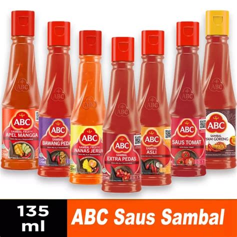 Jual ABC Saus Sambal 135 Ml All Varian EVE Shopee Indonesia