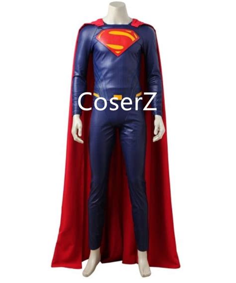 Custom Justice League Superman Costume Clark Kent Cosplay Costume Coserz