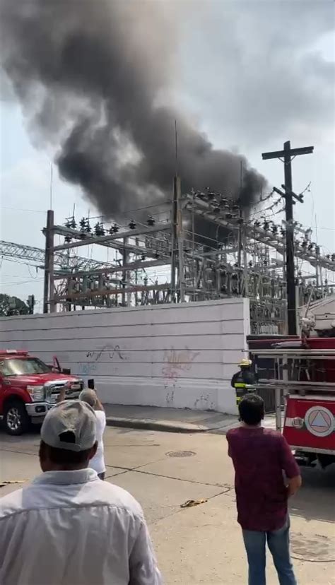 Explosión E Incendio En Subestación De Cfe Deja A Sector De Tampico Sin Energía Posta Nuevo León