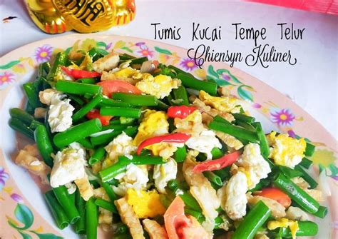 Resep Tumis Kucai Tempe Telur Oleh Chiensyn Kuliner Cookpad