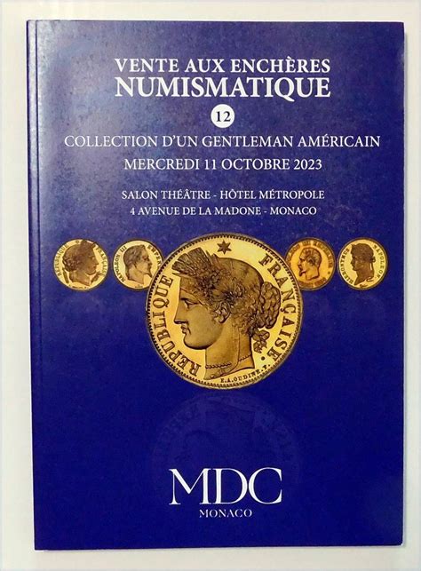 代購代標第一品牌樂淘letao オークションカタログ VENTE AUX ENCHERES NUMISMATIQUE 12 MDC社