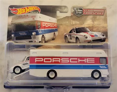 HOT WHEELS PREMIUM Team Transport Porsche Euro Hauler EUR PicClick FR