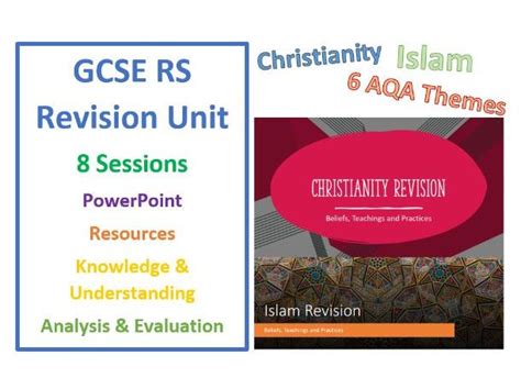 Aqa Gcse Religious Studies Revision Unit Christianity Islam And