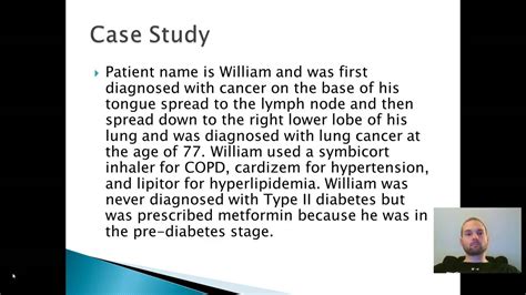 Lung Cancer Case Study Of A Patient - CancerWalls