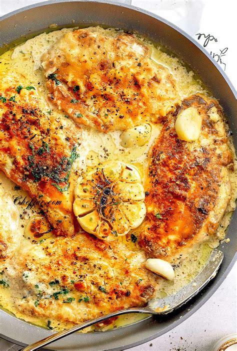 One Pan Creamy Garlic Chicken Little Sunny Kitchen Atelier Yuwaciaojp