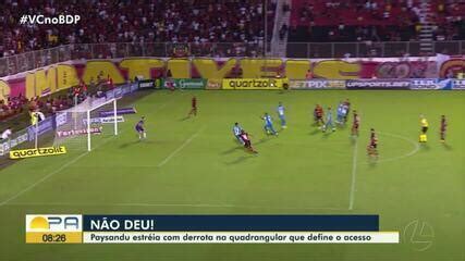 VÍDEO assista aos lances de Vitória 1 x 0 Paysandu pelo quadrangular