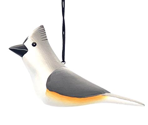 Tufted Titmouse Balsa Ornament