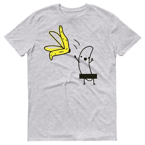 Naked Banana Censor Funny Cartoon Design T Shirt Gift Idea Short