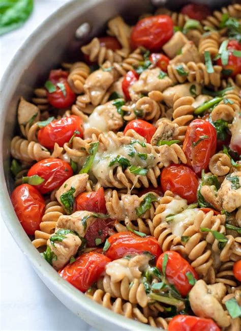 Caprese Chicken Pasta Ready In 30 Minutes