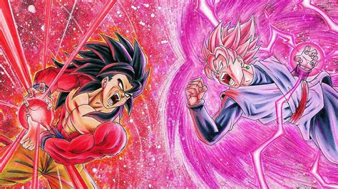 Drawing Goku Super Saiyan 4 Vs Goku Black Super Saiyan Rose Dragon Ball Super Youtube