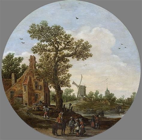 Ян ван Гойен -- Лето, 1625 (картина) — Рейксмузеум: часть 3