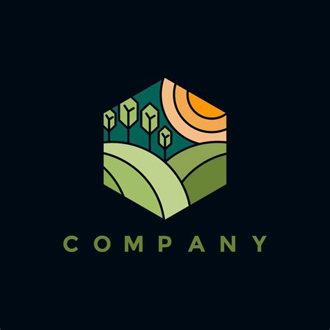 Modern landscaping logo illustration design for your company or business 12961060 Vector Art at ...