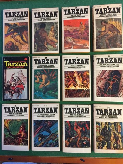 Tarzan Book Collection A Complete Set Of All Tarzan Books