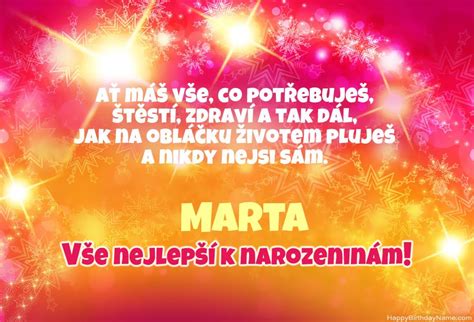 V Echno Nejlep K Narozenin M Marta Obr Zky