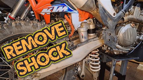 How To Remove Ktm Sx Linkage Rear Shock Fast Youtube