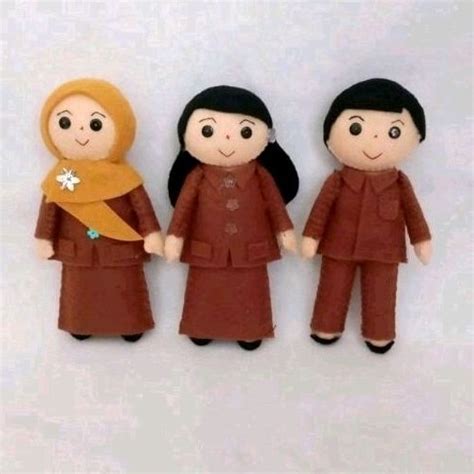 Jual BONEKA PROFESI GURU KARAKTER FLANEL Shopee Indonesia