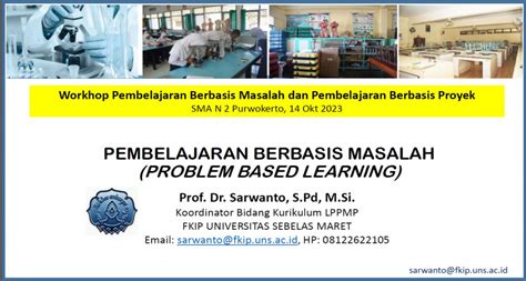 Penerapan Project Based Learning Dalam Kurikulum Merdeka Workshop