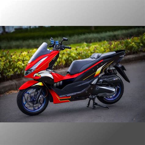 Jual Stiker Variasi Decal Motor Honda PCX 160 150 Full Body Striping