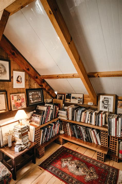 Lofty Ideals Home Library Design Loft Spaces House Interior