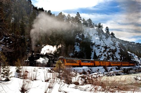 THe Durango-Silverton Train In Winter - Peter Kunasz Photography