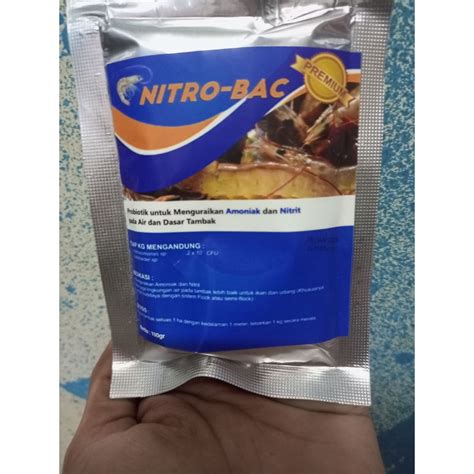 Jual Probiotik Nitrobacter 100 Gram Nitrobacter Probiotik Ikan