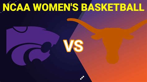 Kansas State Vs Texas 2023 Ncaa Women S Basketball Live Score Youtube