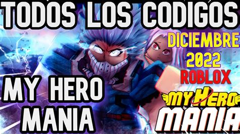 TODOS LOS CODIGOS DE MY HERO MANIA 15 CODES ACTIVOS Y