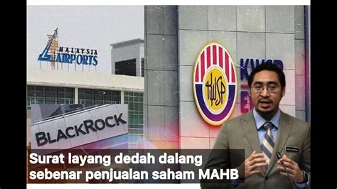 Surat Layang Dedah Dalang Dual Saham Mahb Kepada Blackrock Youtube